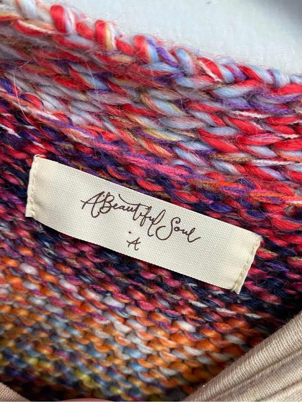 A BEAUTIFUL SOUL (ARULA) WOOL CARDIGAN SWEATER - 1X - Picture 8 of 10